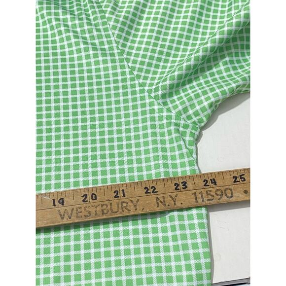 Donald Ross Polo Shirt Mens Large Green Golf Stretch 1894 USA Club Crest - Picture 3 of 9